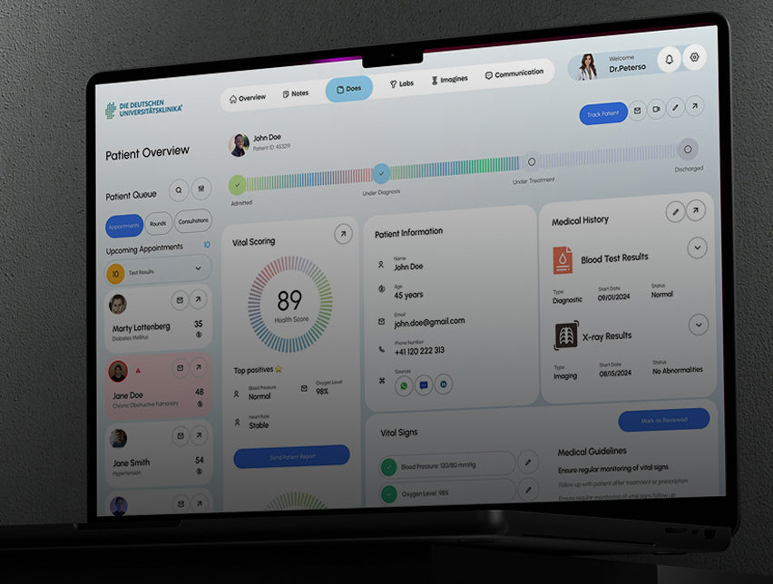 University Hospital Frankfurt — Medical Records Dashboard