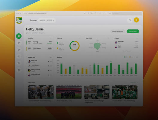 Football Club Dashboard