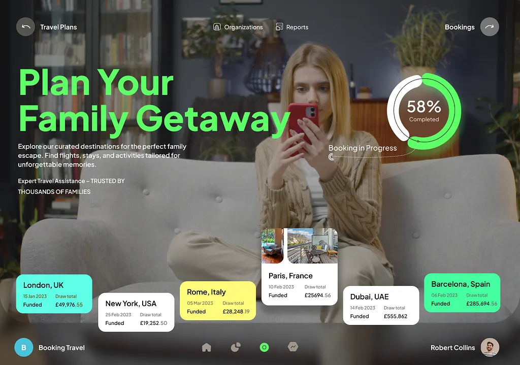 Travel Planning - AI website design