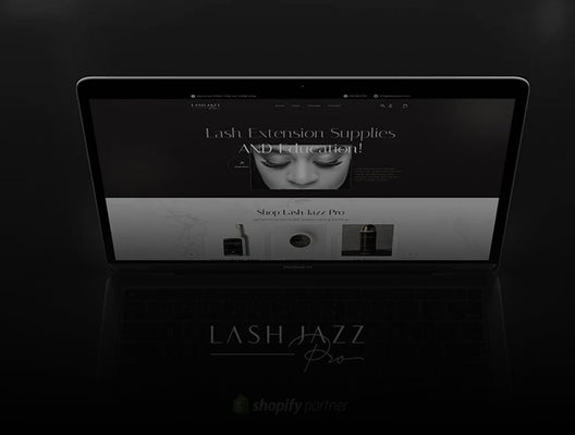 Lashjazzpro Lash Extension Supplier Website Design